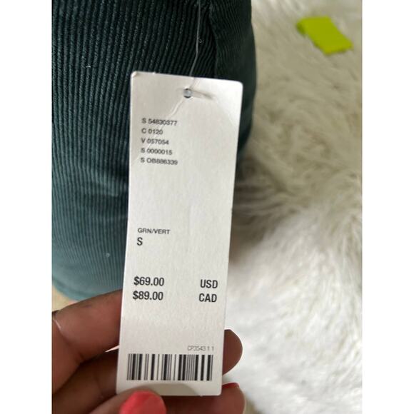 NWT Urban Outfitters Corduroy Mini Skirt – Size Small – Green - Picture 12 of 12